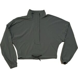 Sweaty Betty Womens Explorer Half Zip Midlayer Jacket Green Small